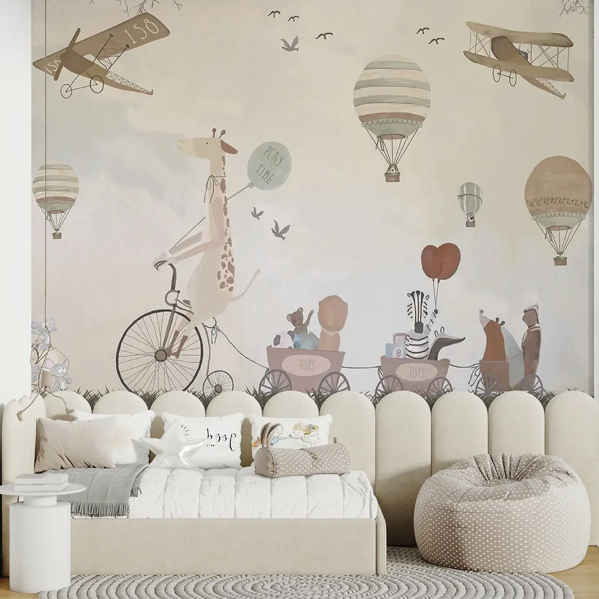 murales de pared Desfile de pequeños viajeros u08348