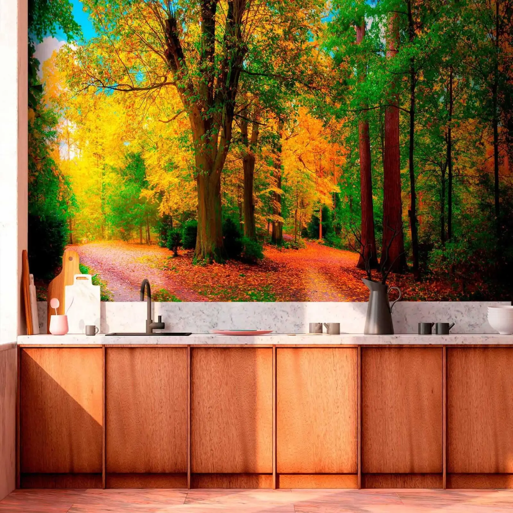 murales de pared Comienzo de otoño u08547
