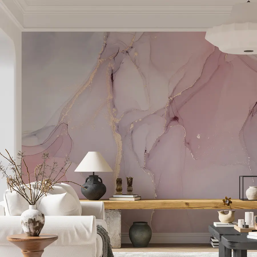 murales de pared Fluido rosa u10293