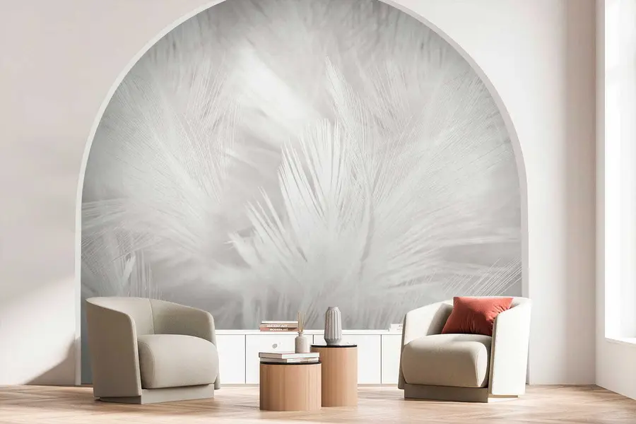 murales de pared Plumas blancas u15622