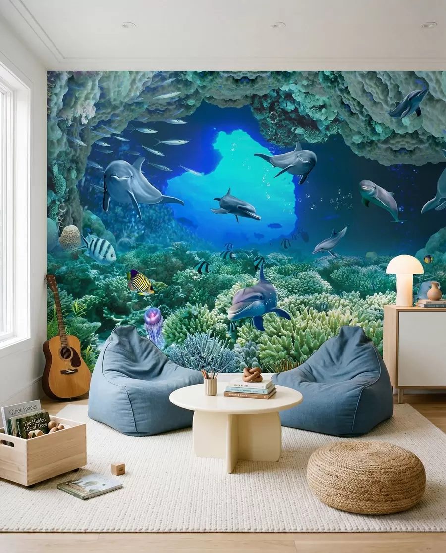 murales de pared Gruta de coral u19233