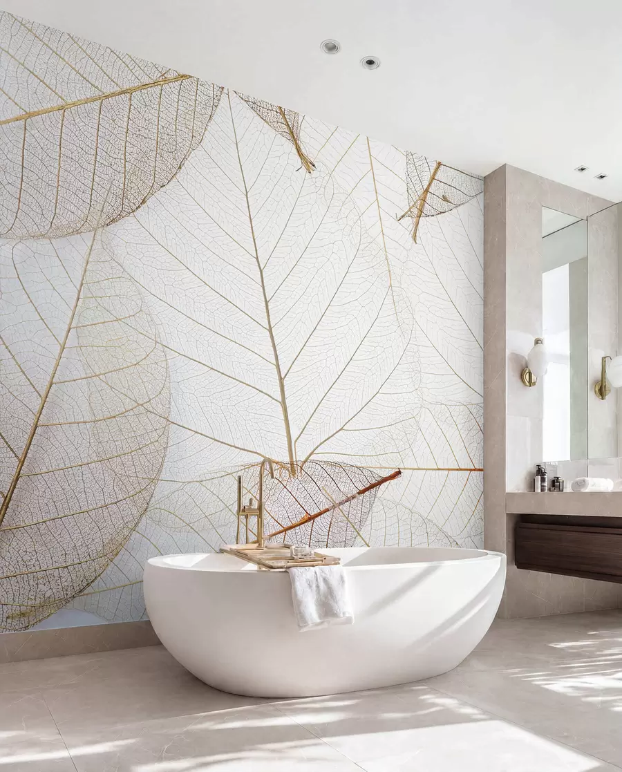 murales de pared Hojas transparentes u24439