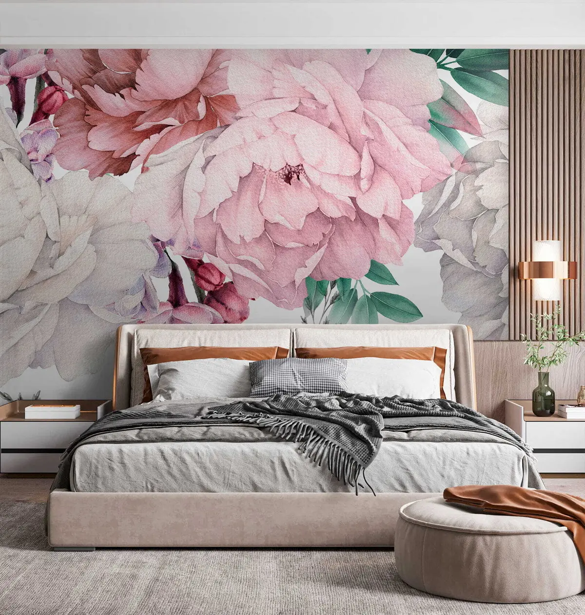 murales de pared Flores delicadas u27236