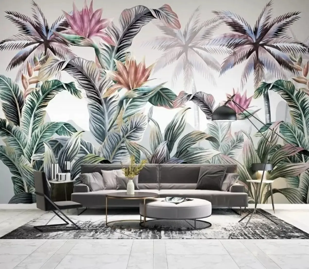 murales de pared Flores tropicales u28816