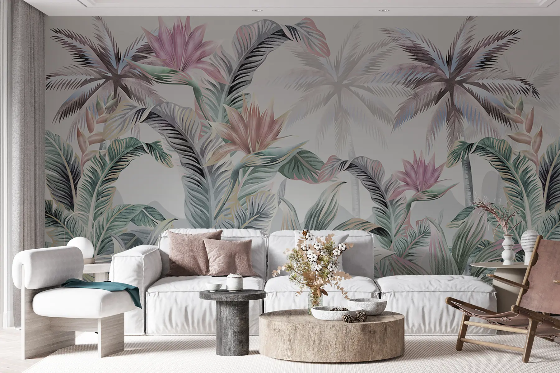murales de pared Flores tropicales u28816