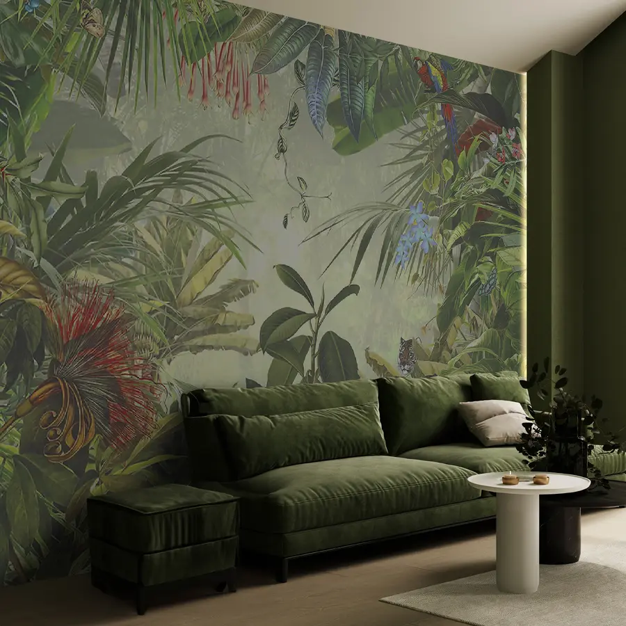 murales de pared Hojas tropicales u29981