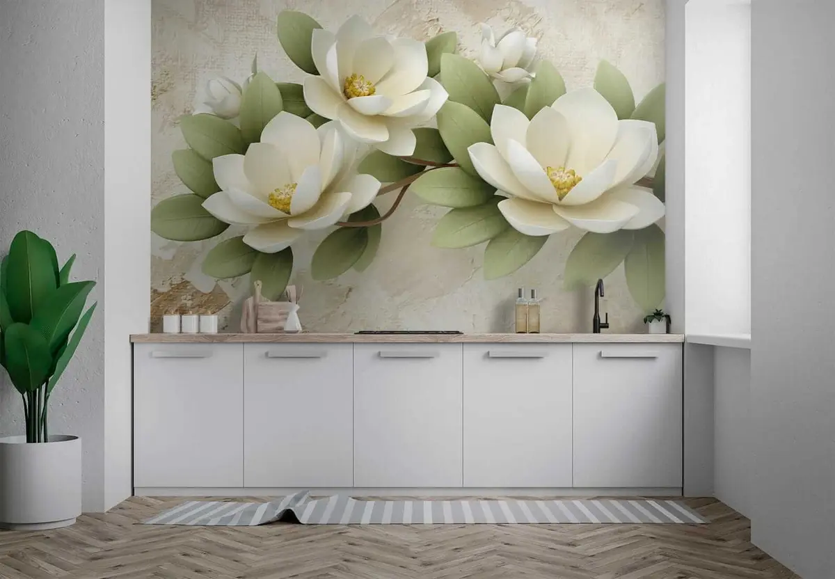 murales de pared Lirios en las ramas u30219