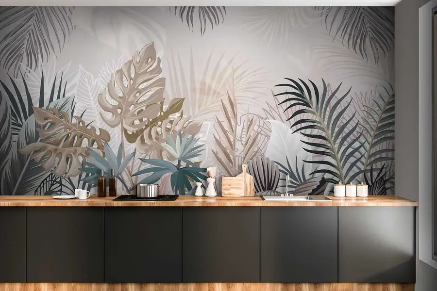 murales de pared Matorrales tropicales u30460