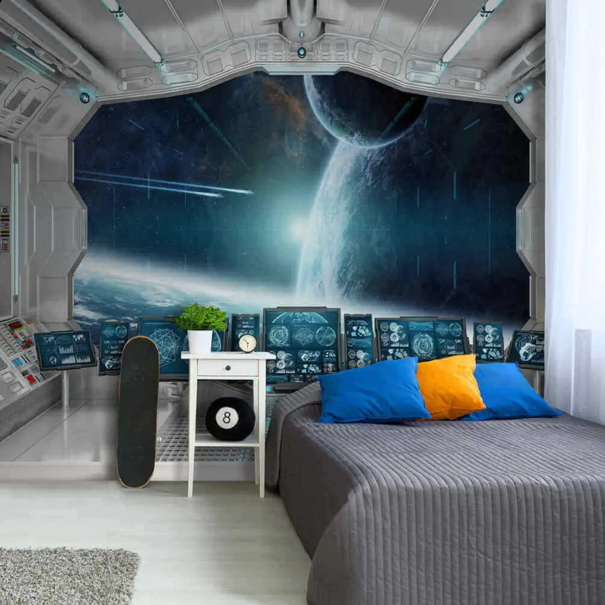murales de pared Vista espacial u30583