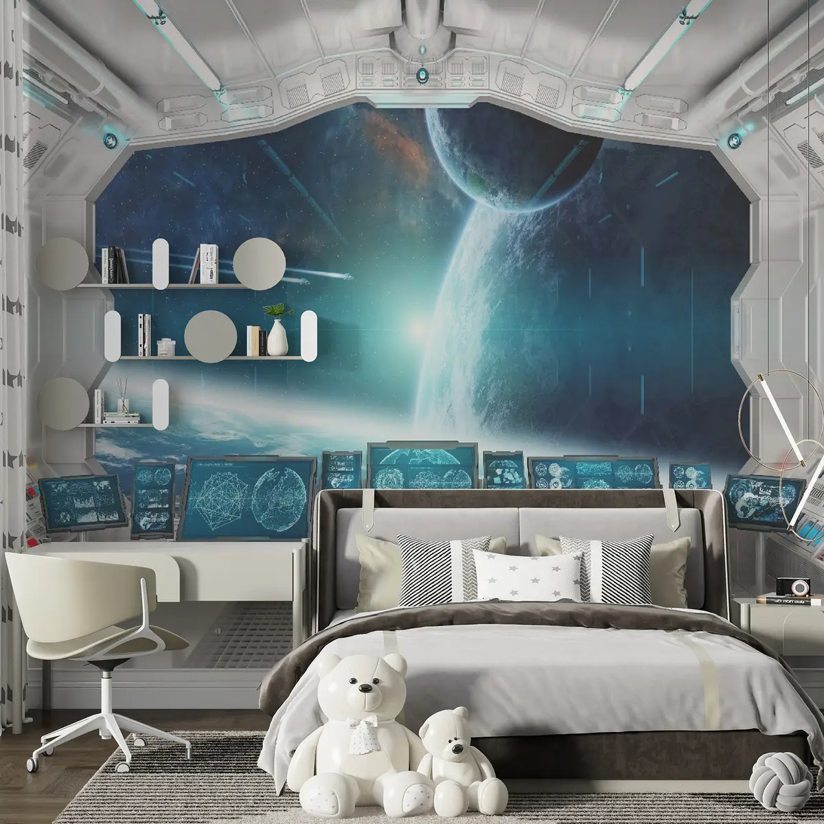 murales de pared Vista espacial u30583
