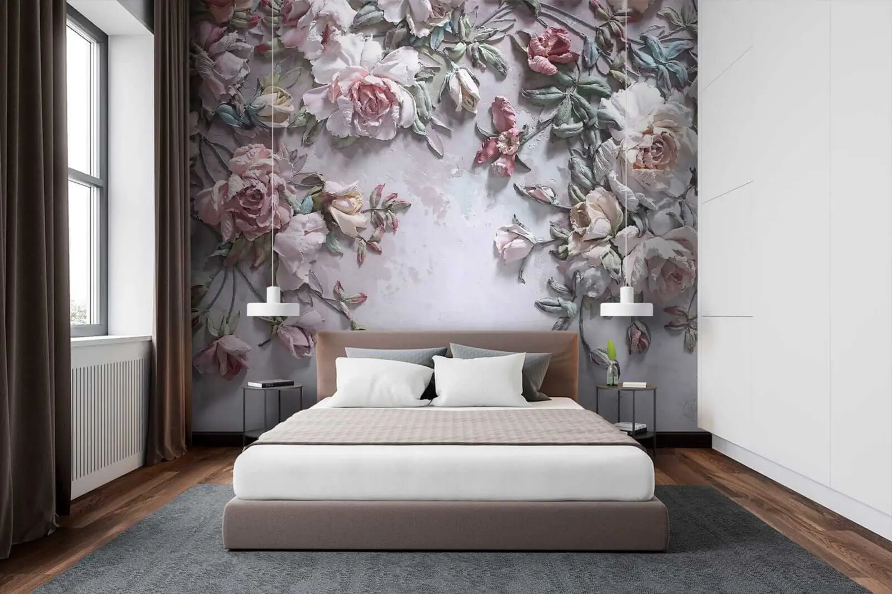 murales de pared Flor, planta y pétalo u31869