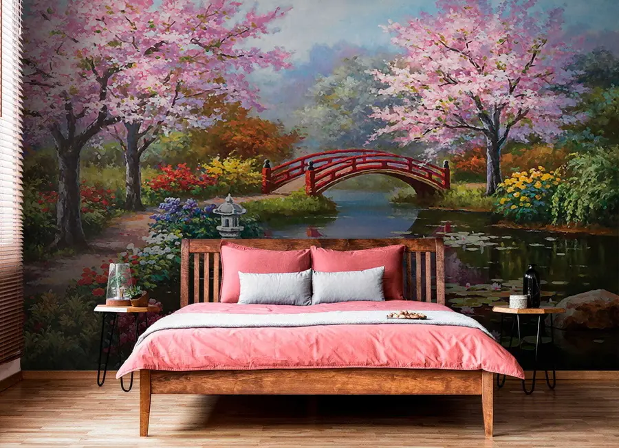 murales de pared Jardín japonés u35418