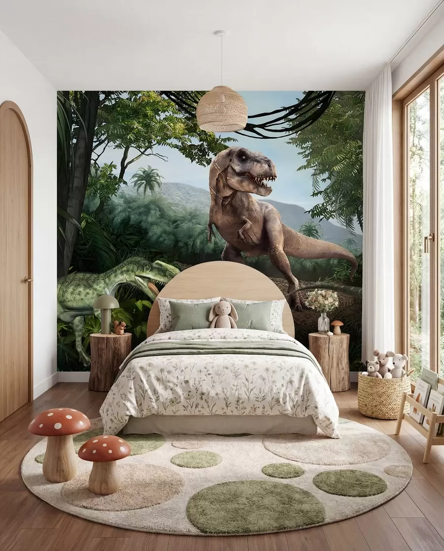 murales de pared Dinosaurios en la selva u36756