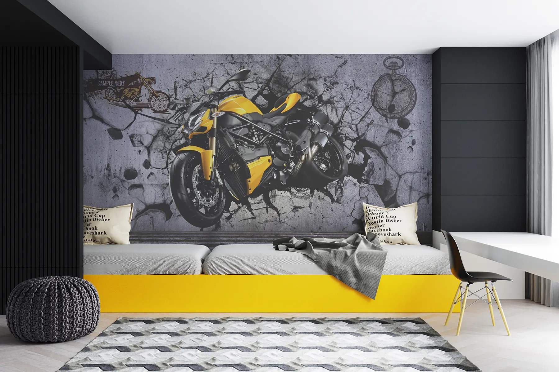 murales de pared Moto u37780