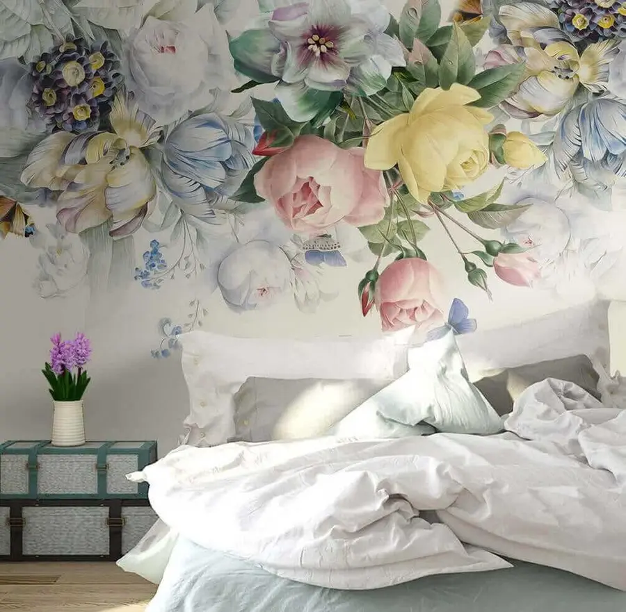 murales de pared Delicado ramo de flores u39845