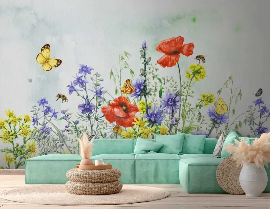 murales de pared Ramo de verano u43104