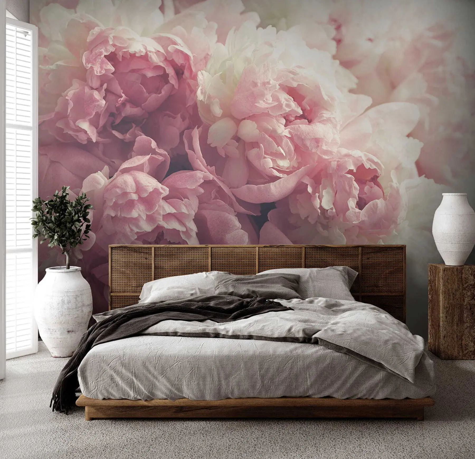murales de pared Peonias delicadas u44746