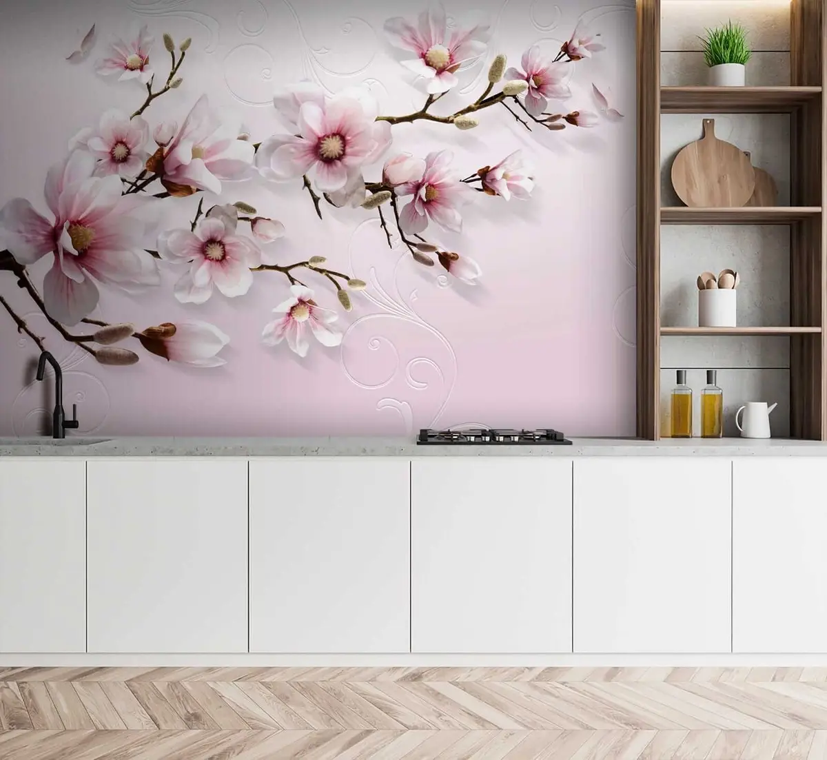 murales de pared árbol floreciente u47486