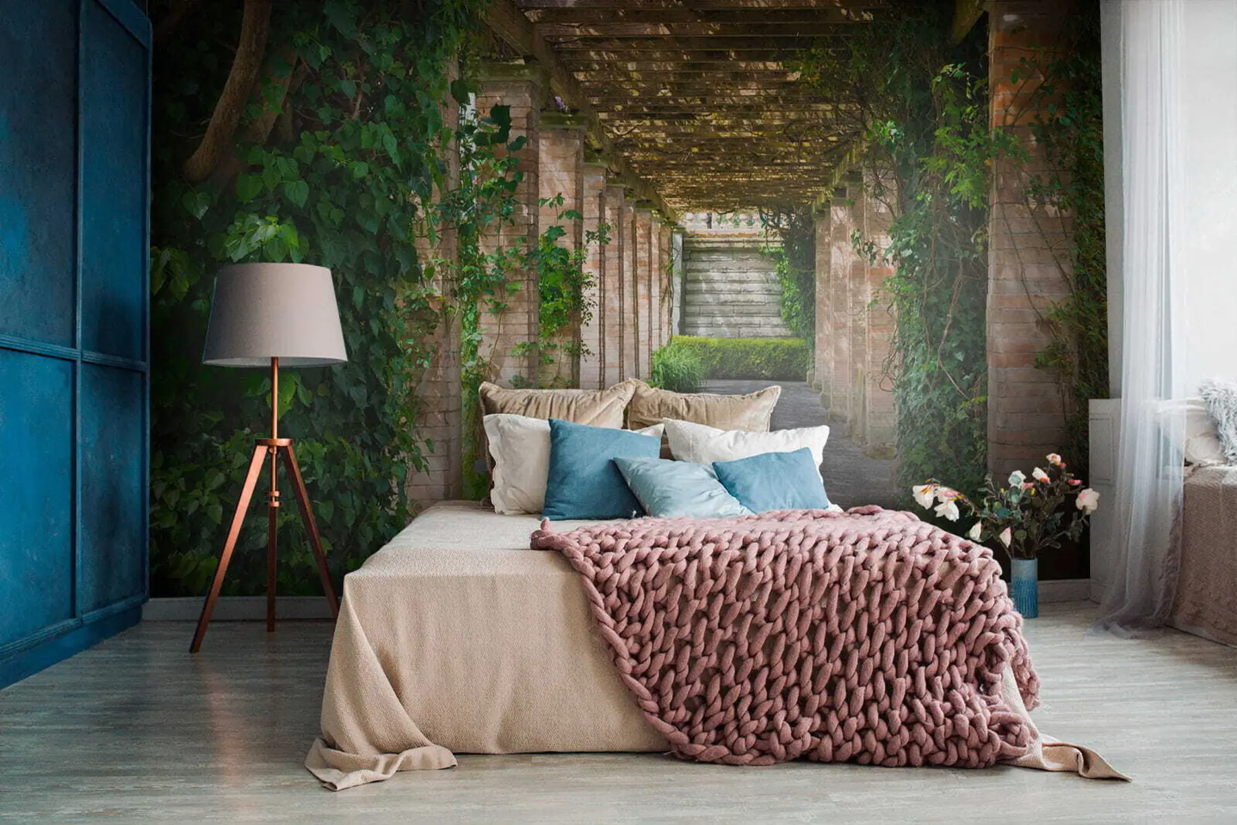 murales de pared Patio italiano u53299