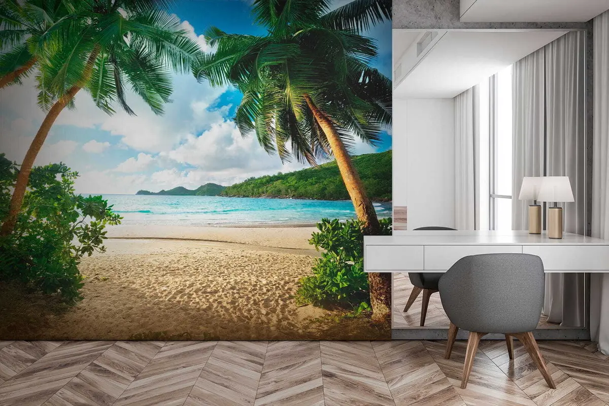 murales de pared Descansa bajo las palmeras u53753