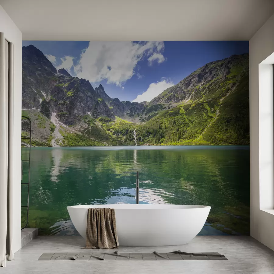 murales de pared Vista desde la montaña u54486