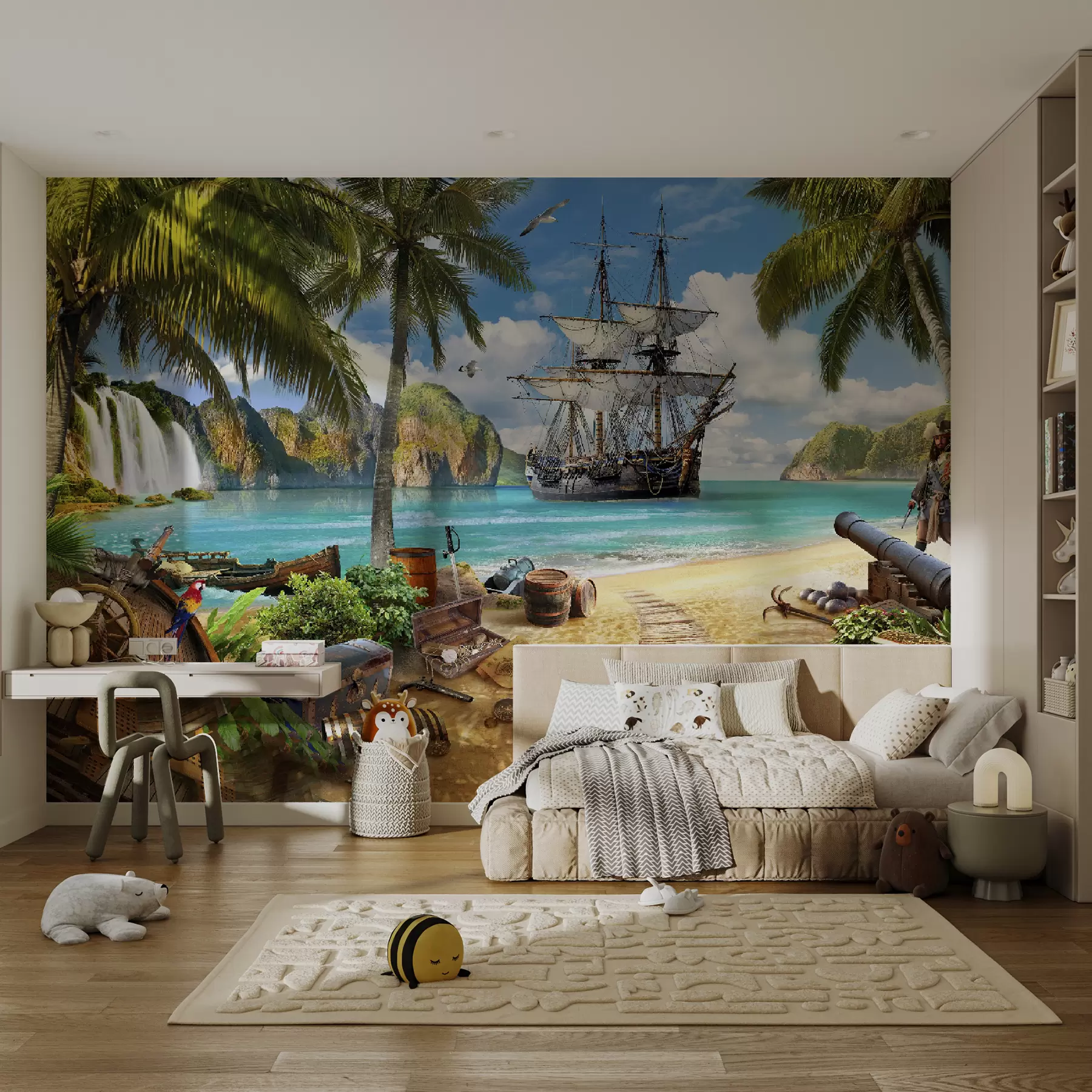 murales de pared Barco pirata u62419