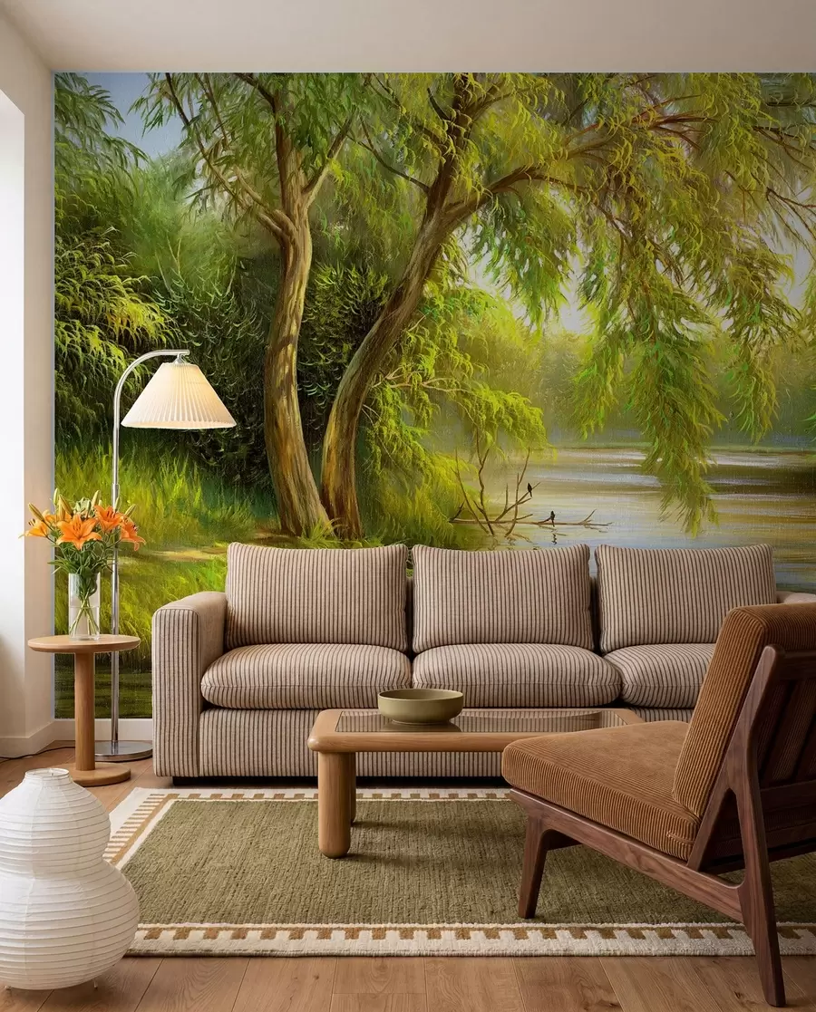 murales de pared Sauce junto al agua u62865