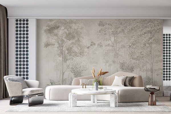 Fotomurale Papel pintado Bosque encantador, Fotomurales estilo Oriental, u78448 : uwalls.com.uy
