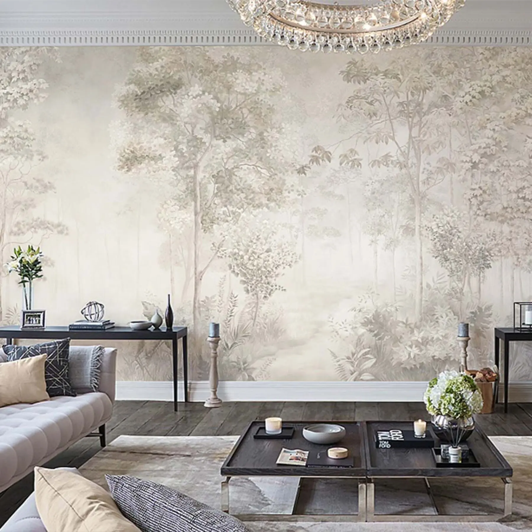 murales de pared Bosque encantador u78448