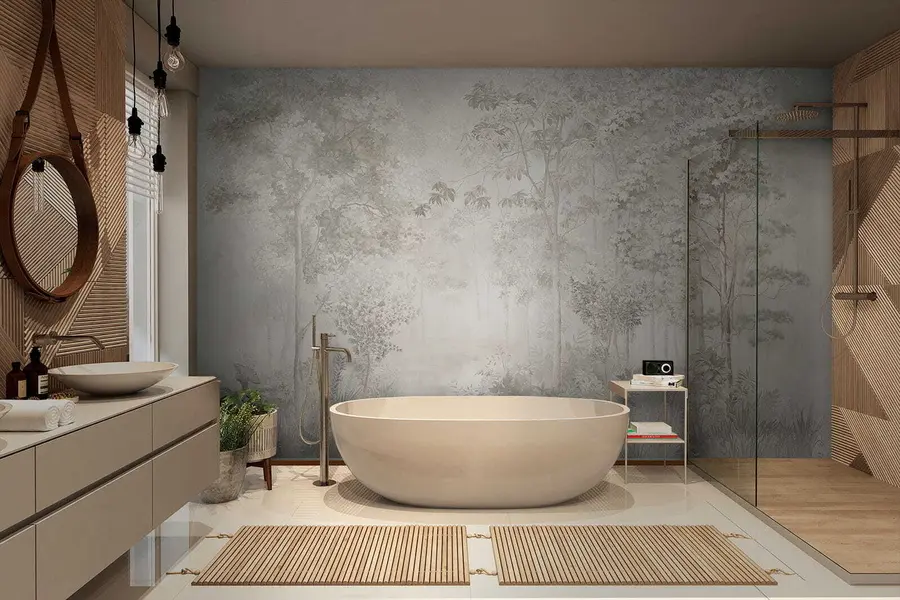 murales de pared Bosque encantador u78448