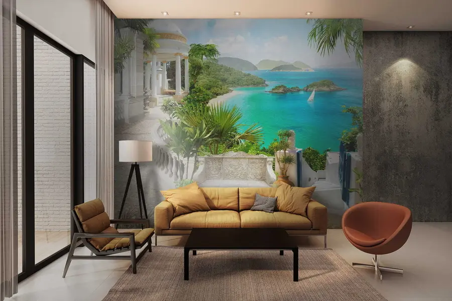 murales de pared Descansa en la orilla u79434