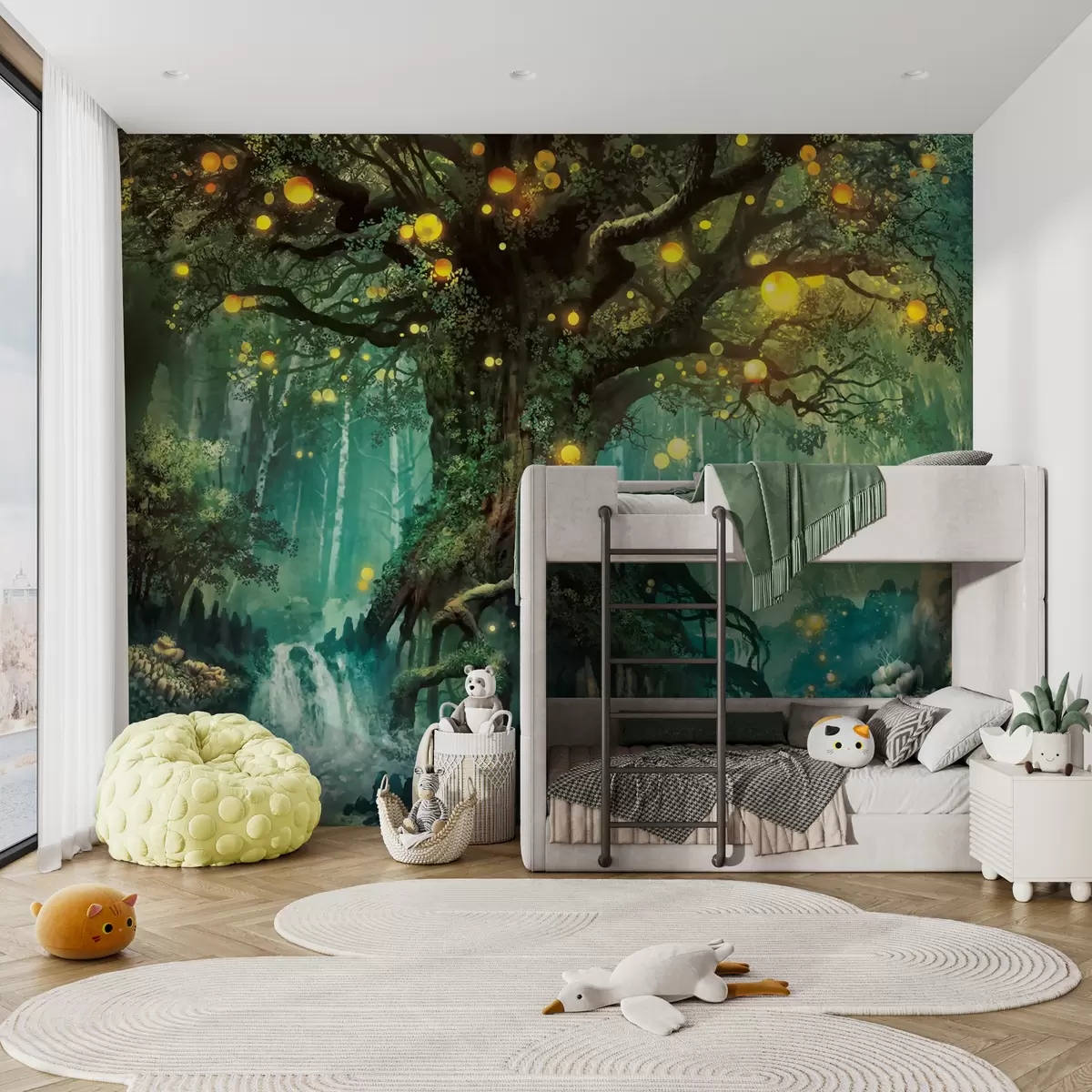 murales de pared El árbol de los faroles u79589