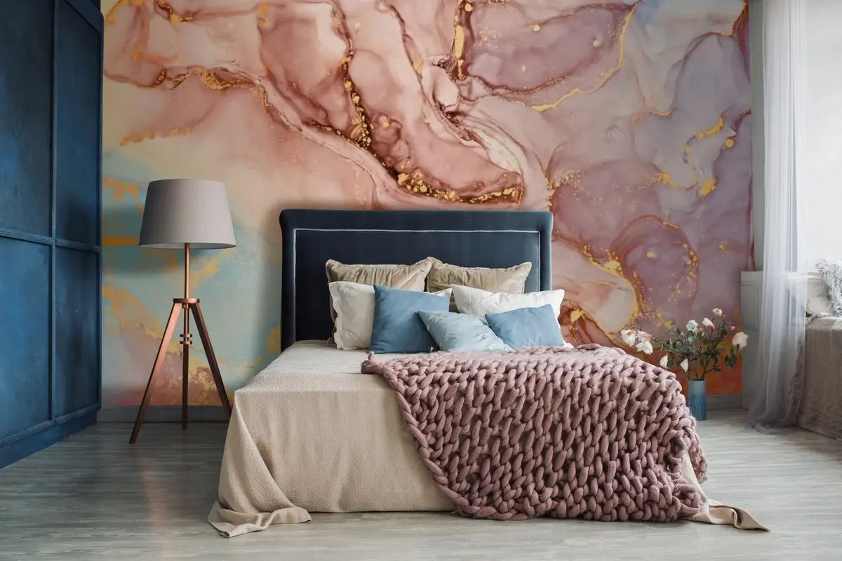 murales de pared Mármol brillante de cuento de hadas u71345