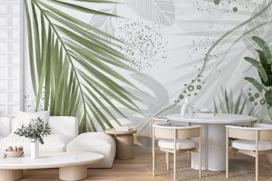 murales de pared Palmeras y ligereza w07918