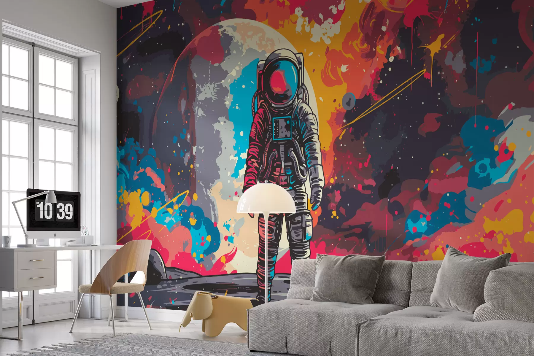 murales de pared Astronauta w08201