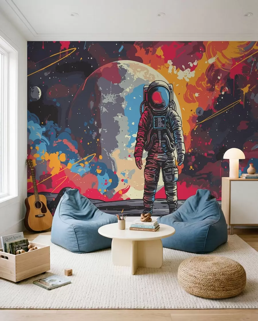 murales de pared Astronauta w08201
