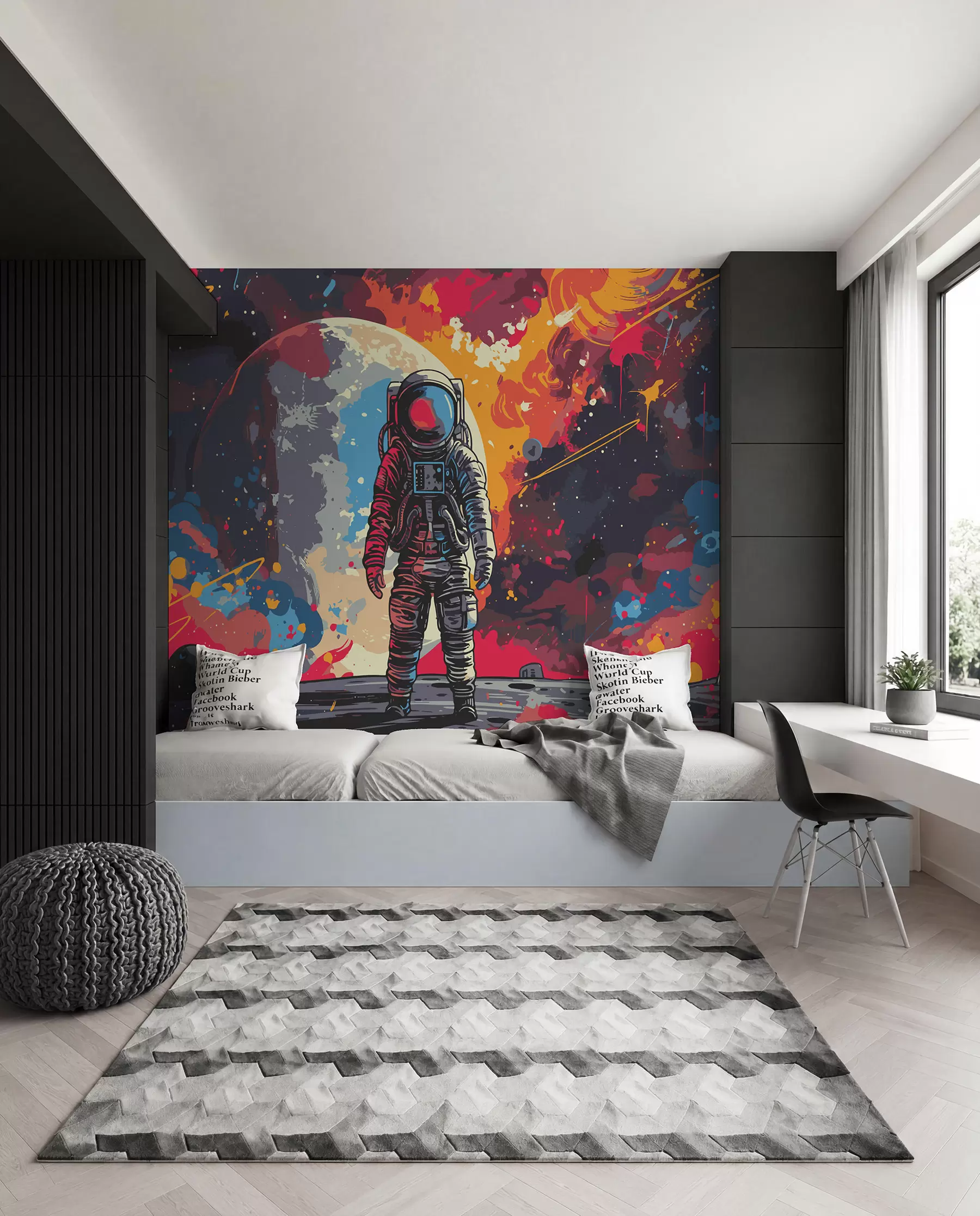 murales de pared Astronauta w08201