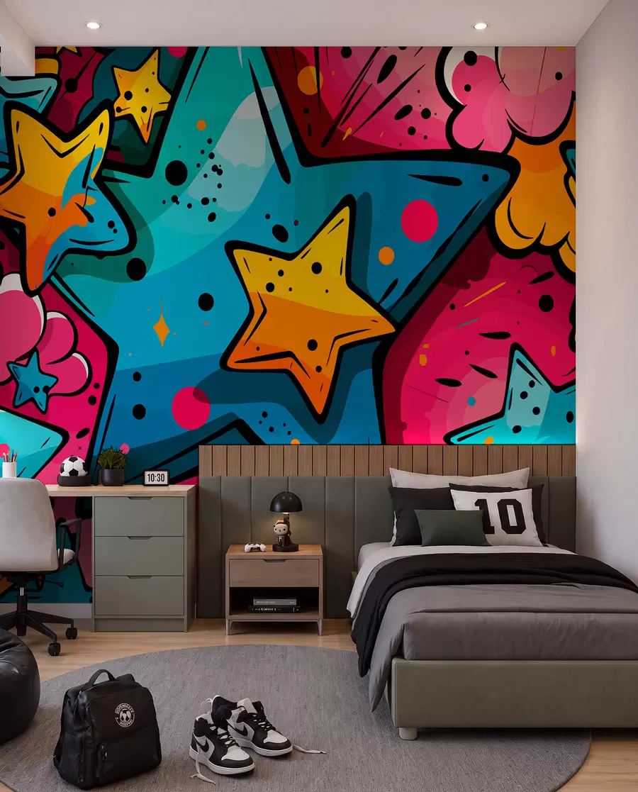 murales de pared Graffiti w01063