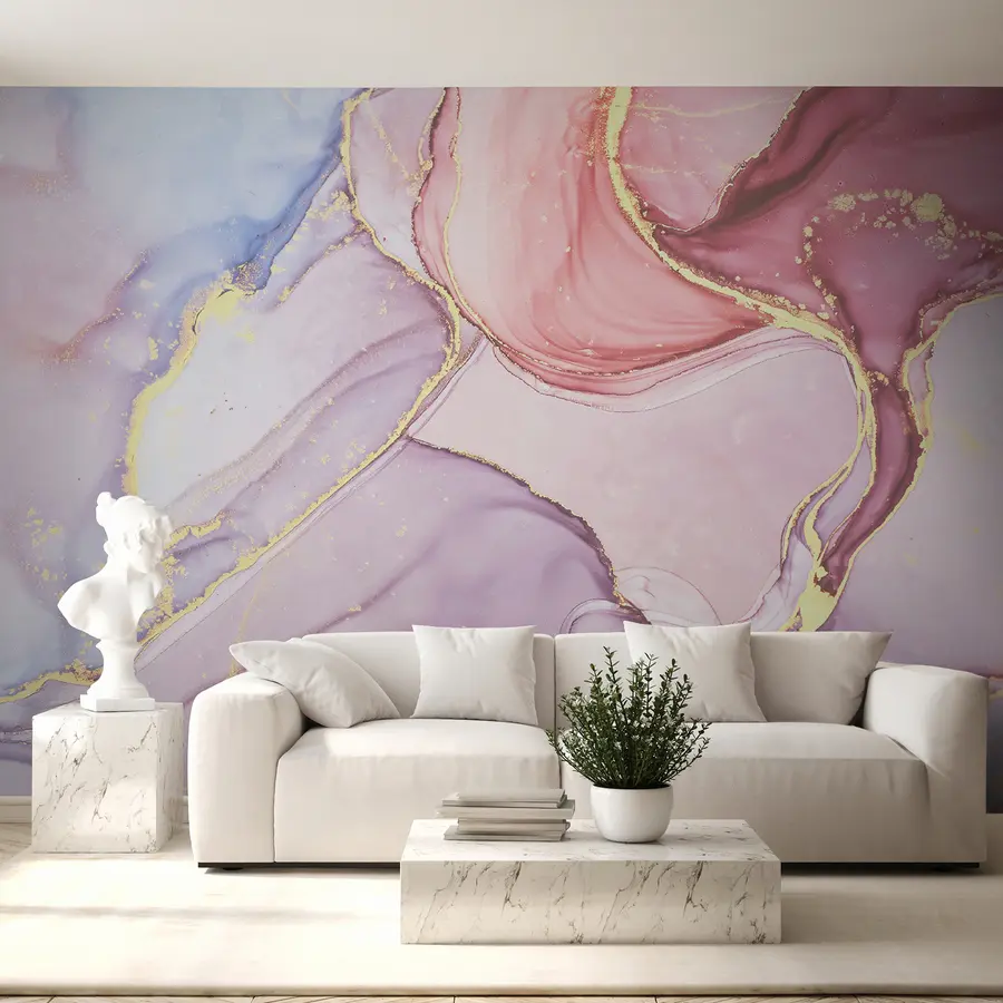 murales de pared Mármol rosa u31357