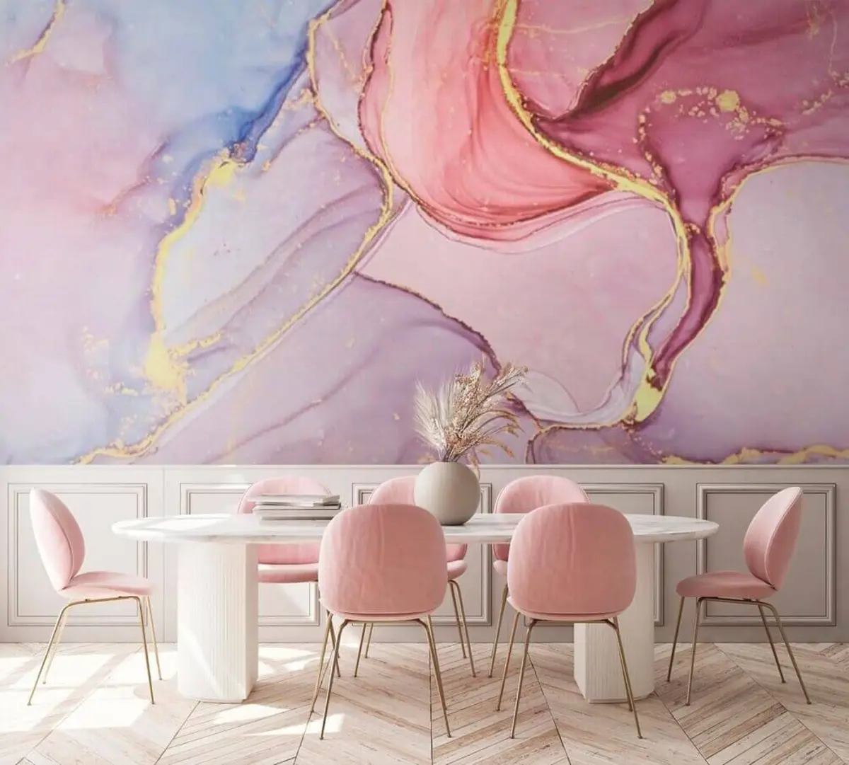 murales de pared Mármol rosa u31357