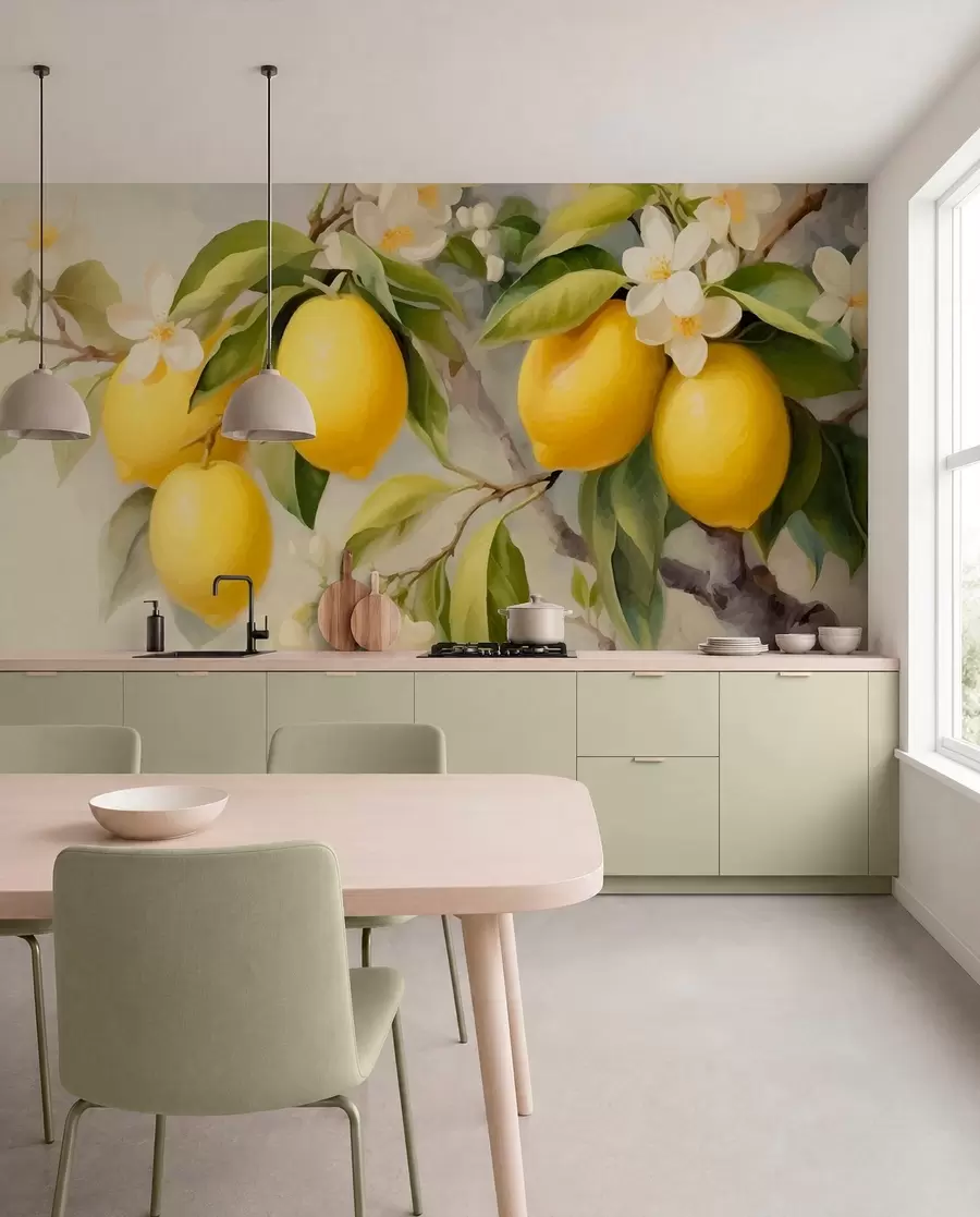 murales de pared limones w01136