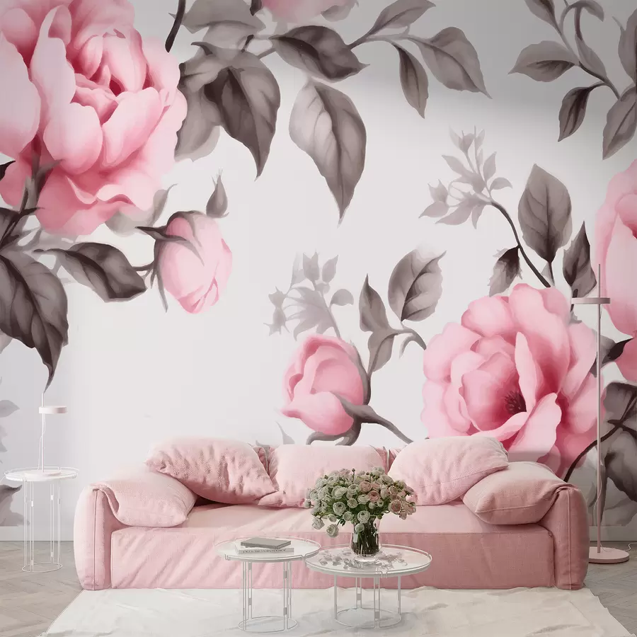 murales de pared Follaje vintage w01736