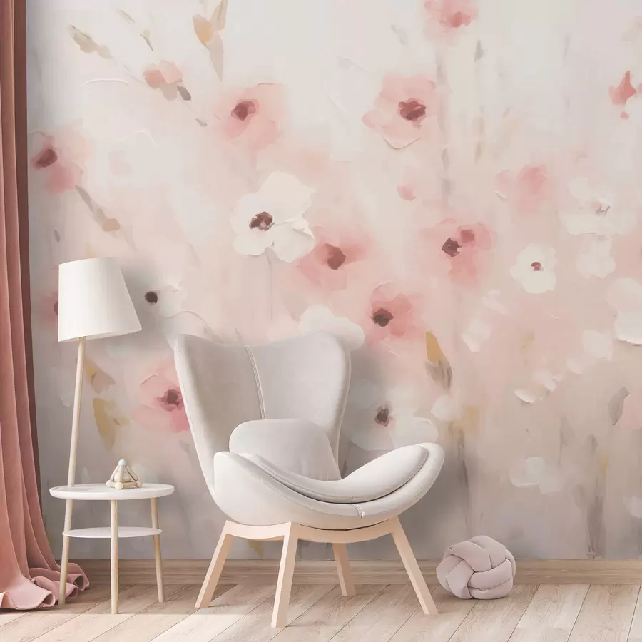 murales de pared Flores suaves w01818