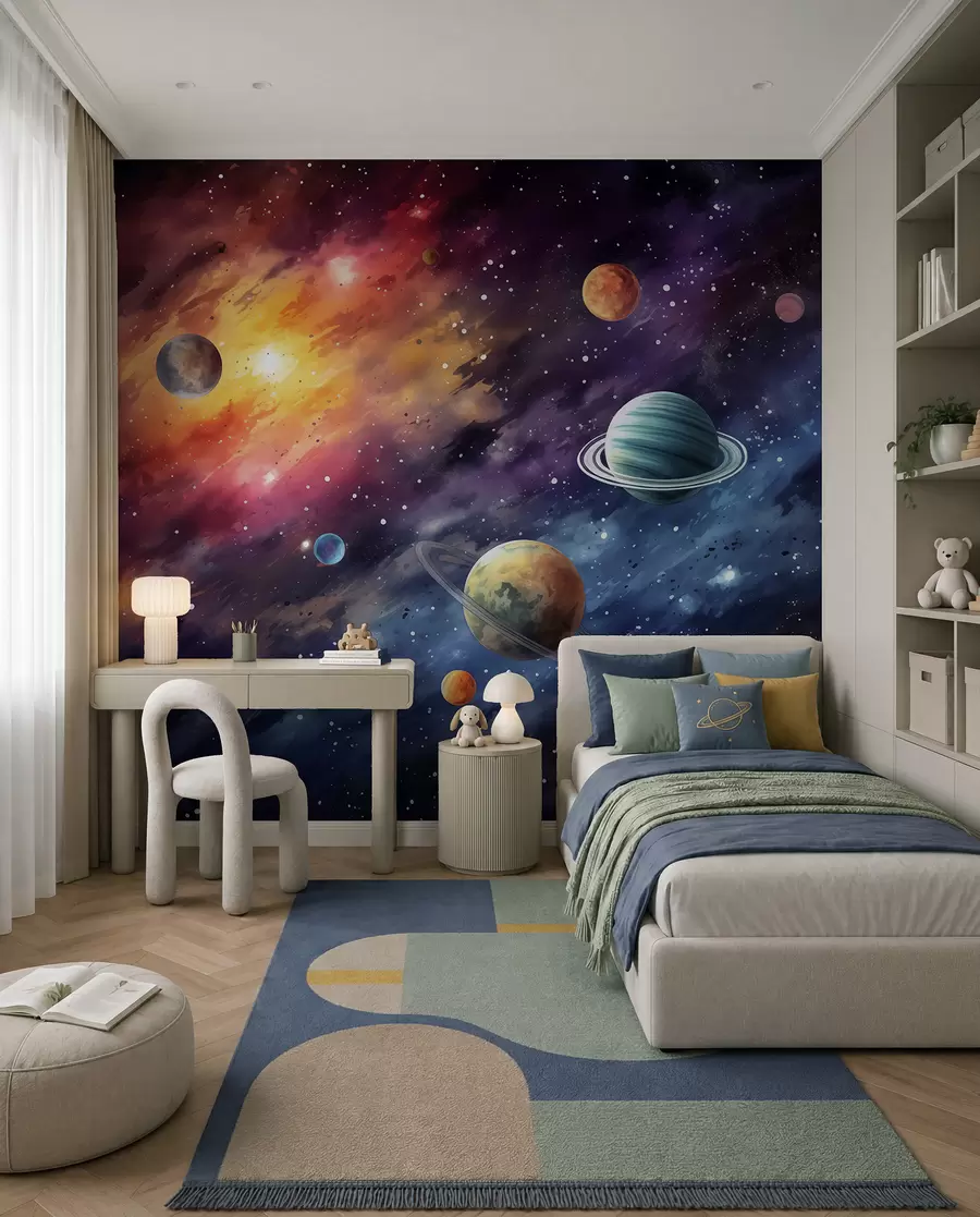 murales de pared A través de la nebulosa w01798