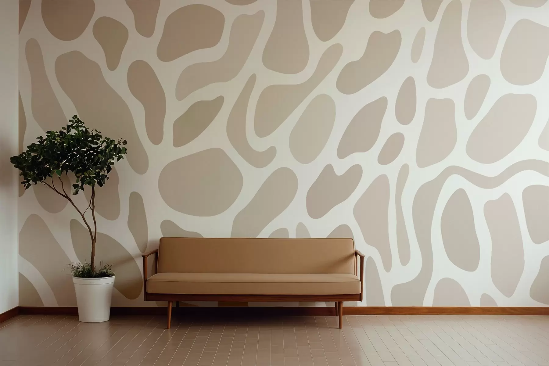 murales de pared Motivo abstracto en estilo mosaico de piedra w01971