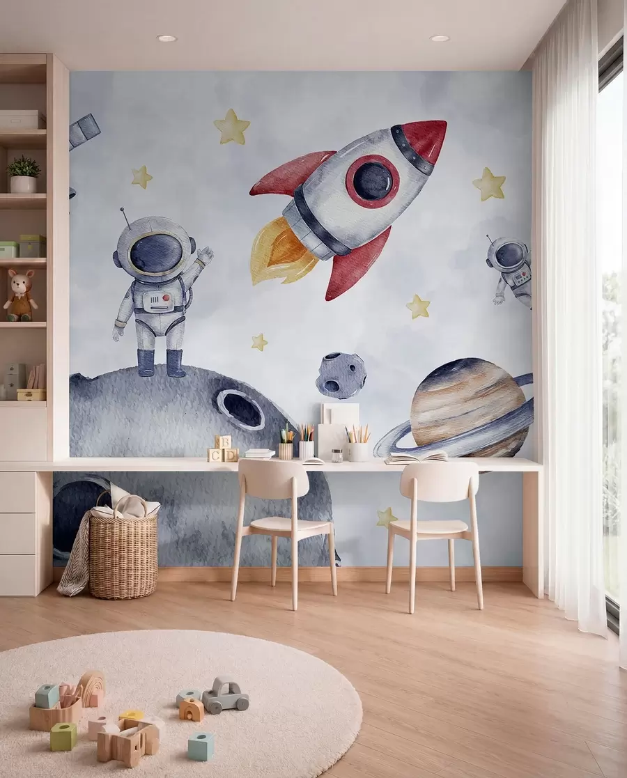 murales de pared Astronautas en el espacio w01461