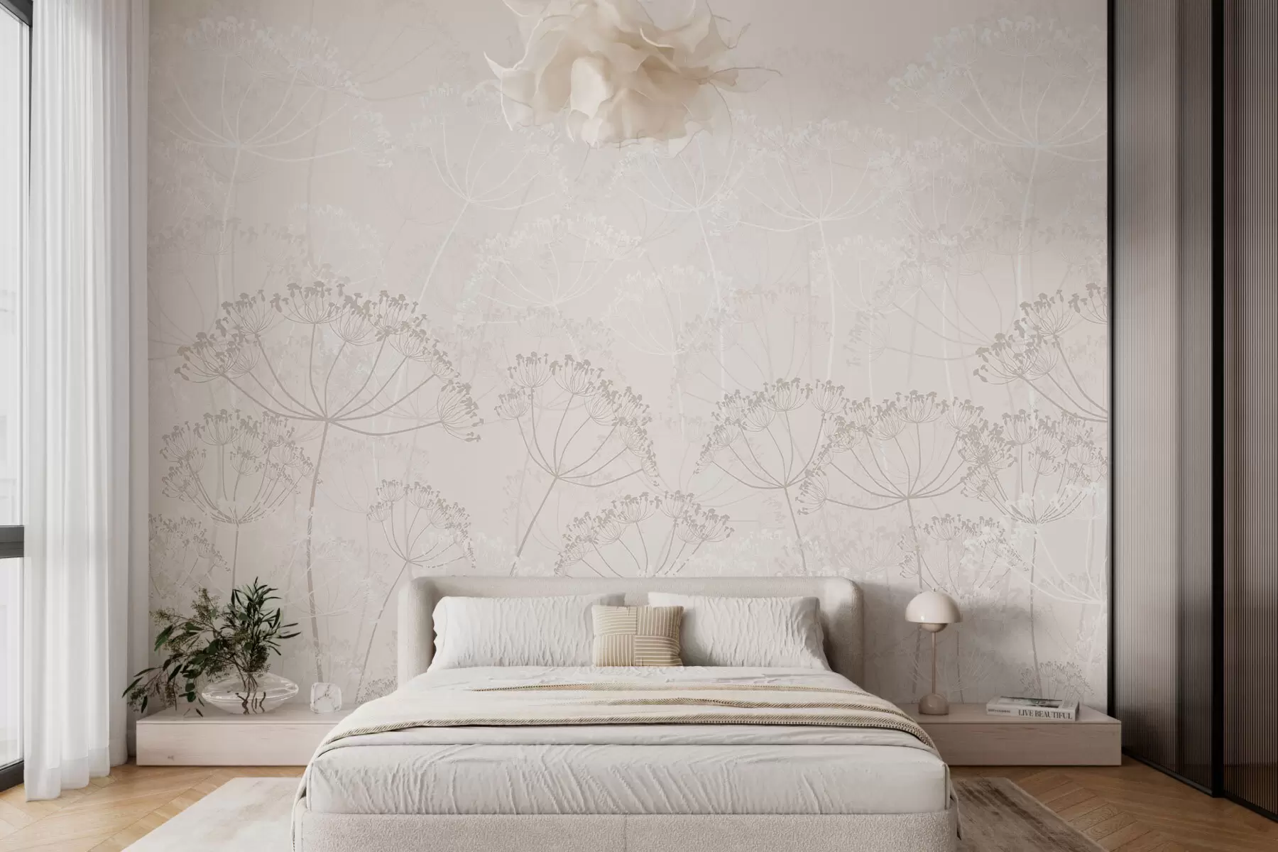 murales de pared Plantas frágiles minimalismo w02105v3