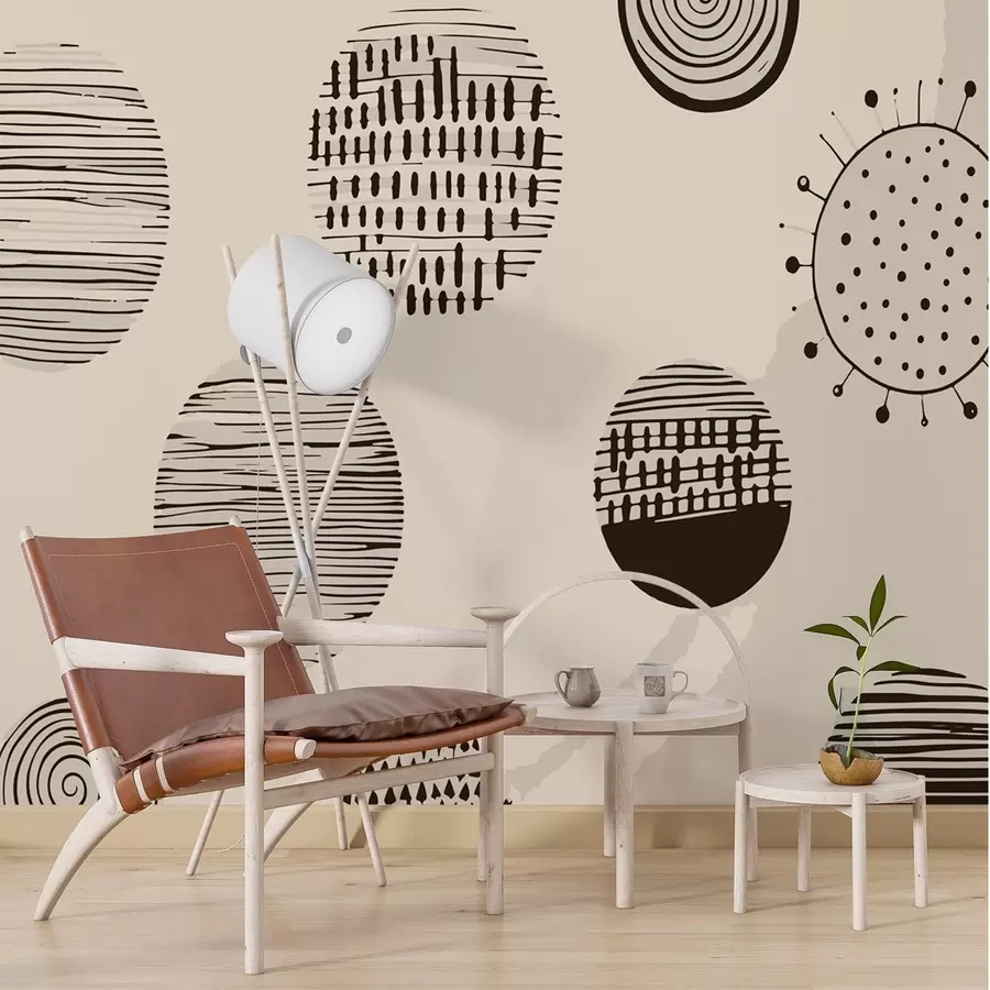 murales de pared Patrones gráficos abstractos w02163