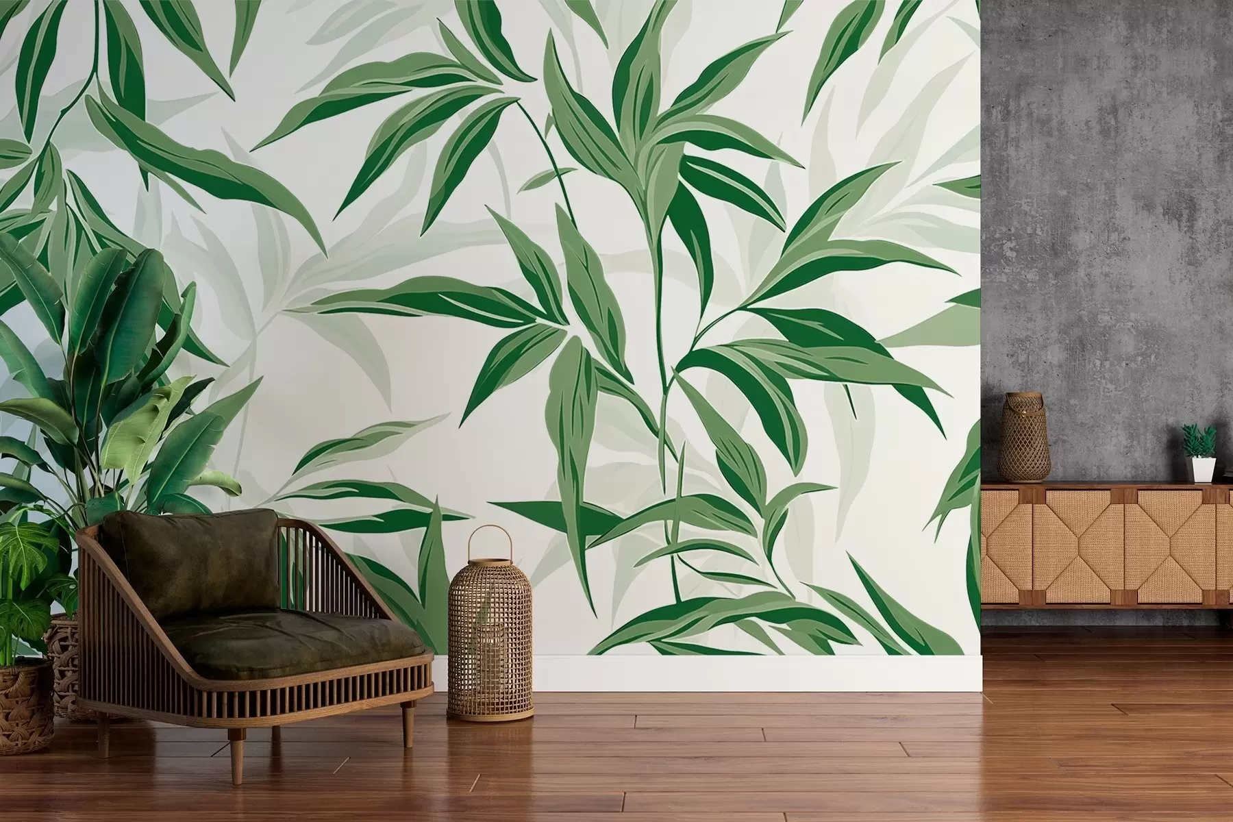 murales de pared Vegetación tropical w02214