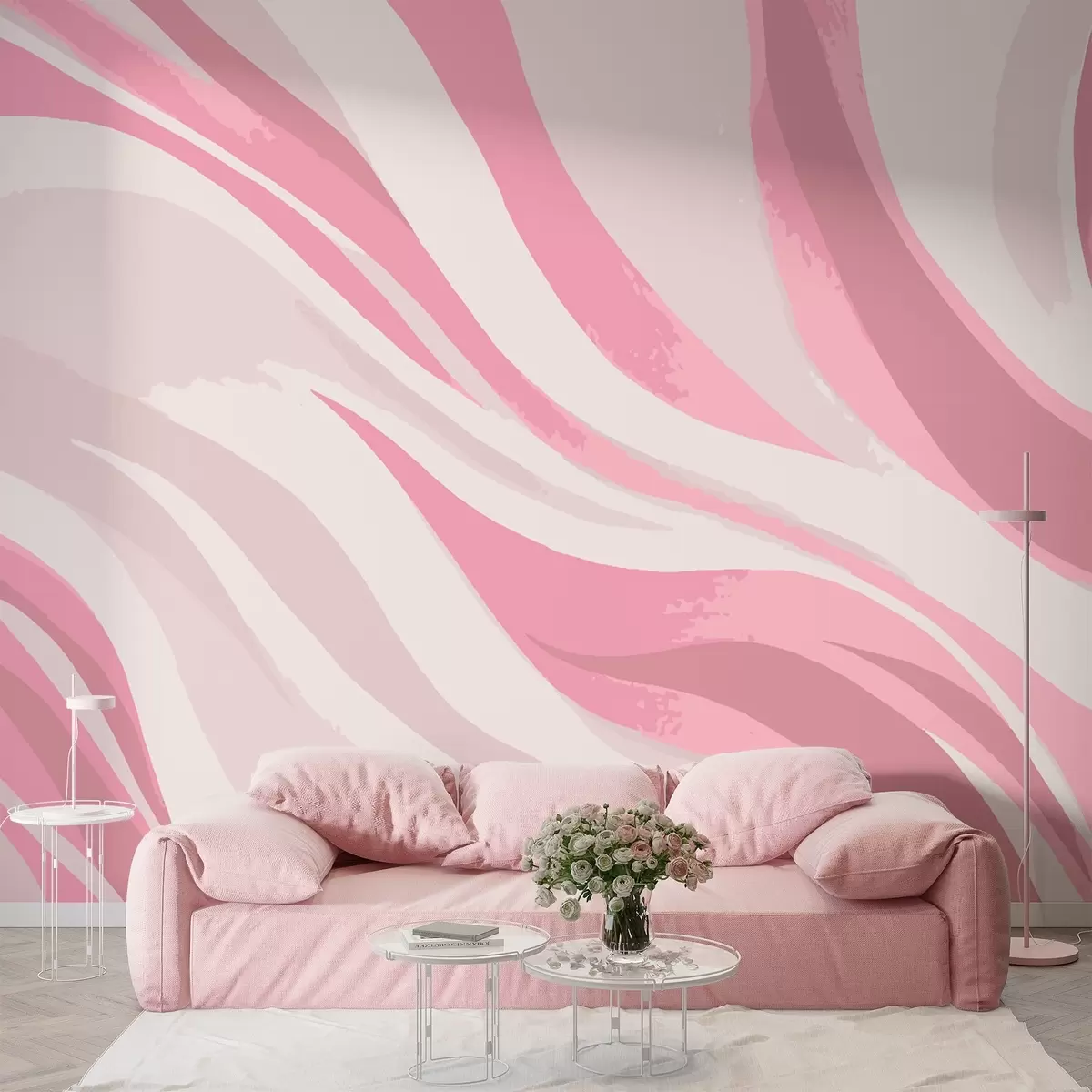 murales de pared Ondas abstractas w02420